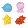 Kit esponjinhas animais marinhos para banho