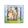Kit Fundo do Mar para equilibrar e colorir em MDF