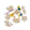 Kit Fundo do Mar para equilibrar e colorir em MDF