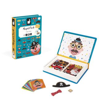 LIVRO MAGNETICO CRAZY FACES PERSONAGENS