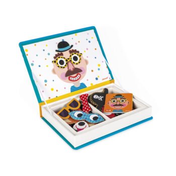 LIVRO MAGNETICO CRAZY FACES PERSONAGENS