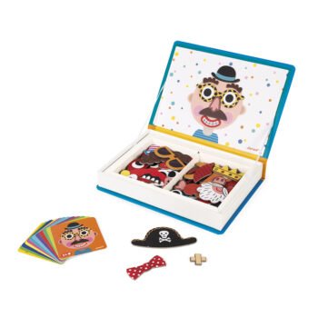LIVRO MAGNETICO CRAZY FACES PERSONAGENS