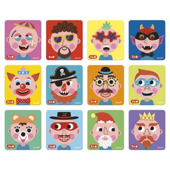 LIVRO MAGNETICO CRAZY FACES PERSONAGENS